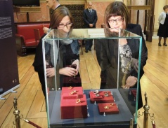 24 November 2014 The National Assembly Speaker opens exhibition “Messages on the Hand – Inscriptions on Medieval Rings”